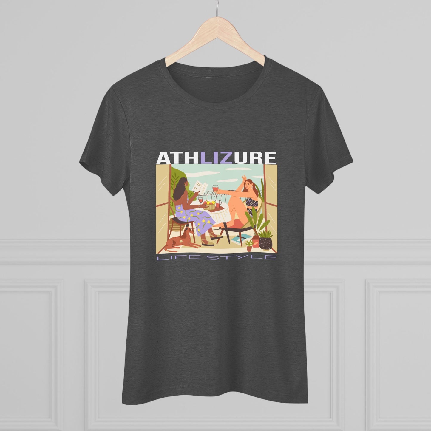 Leisure Time with Friends - Women's Triblend Tee