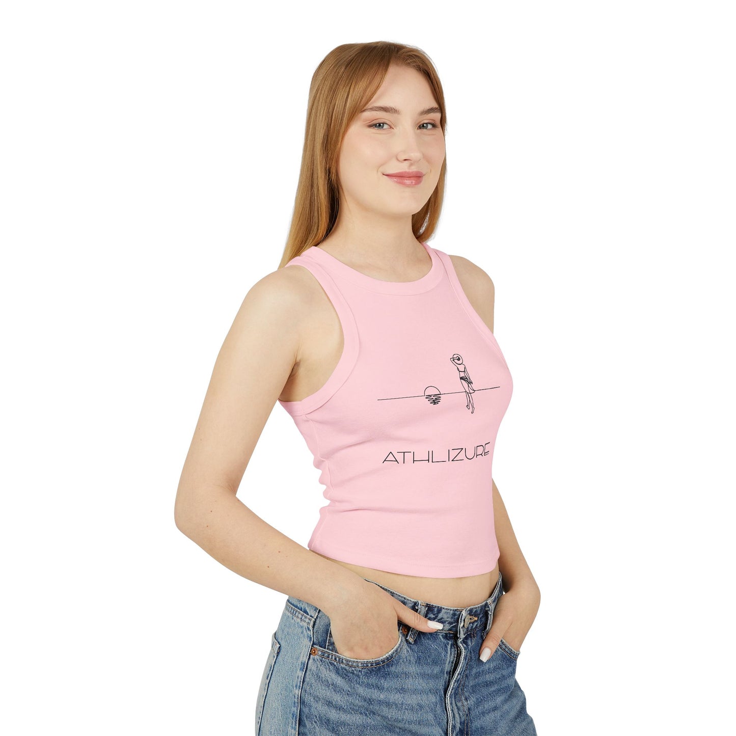 A relaxing sunset view - Women's Micro Rib Tank Top