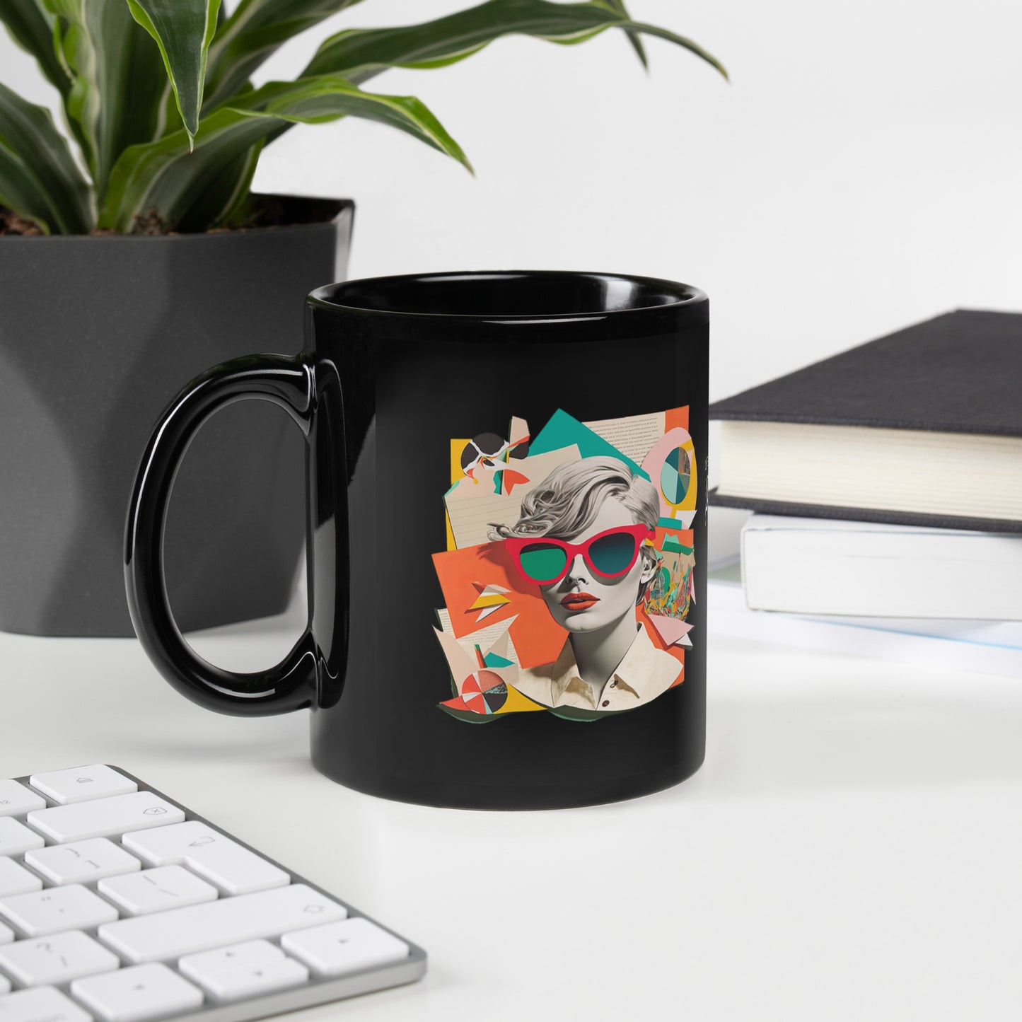 Life is better with Artrendy - Black Glossy Mug